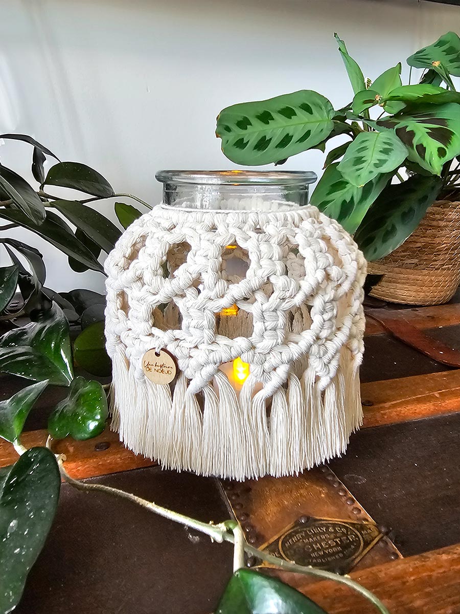 Vase en macramé Mya