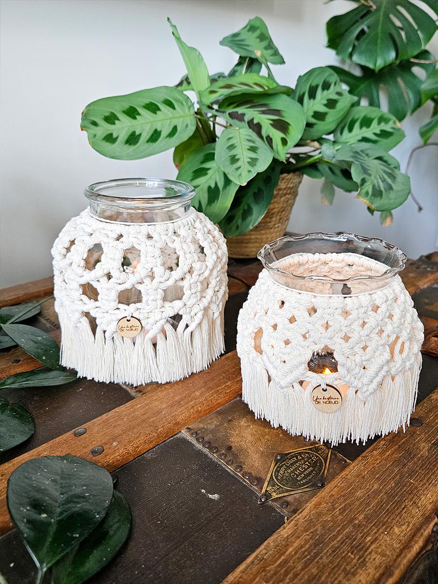 Vase en macramé Mya