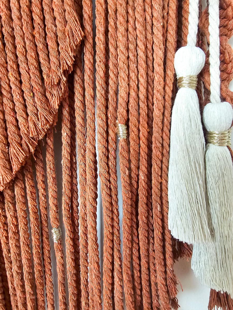 Macramé mural Iria