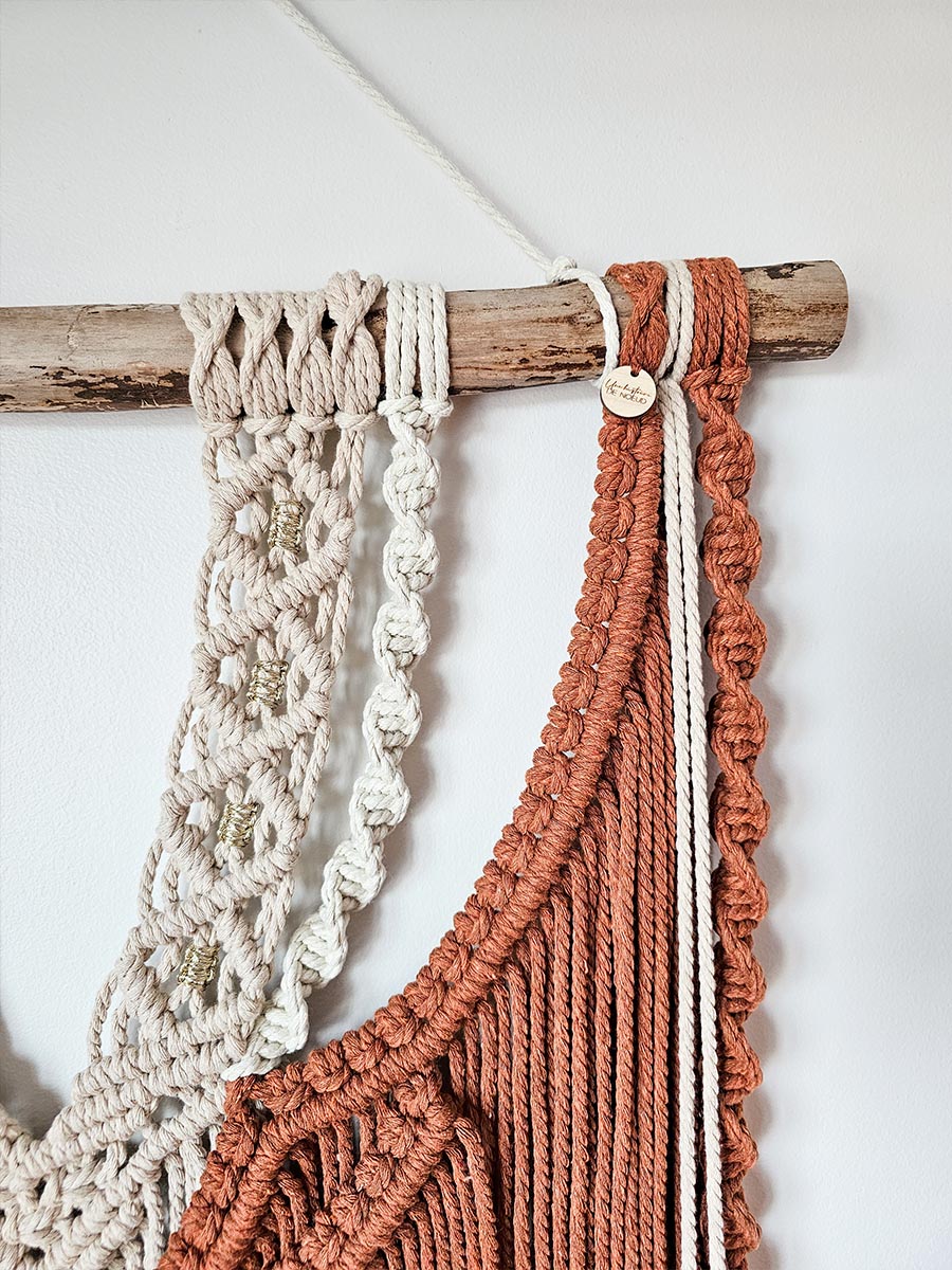 Macramé mural Iria
