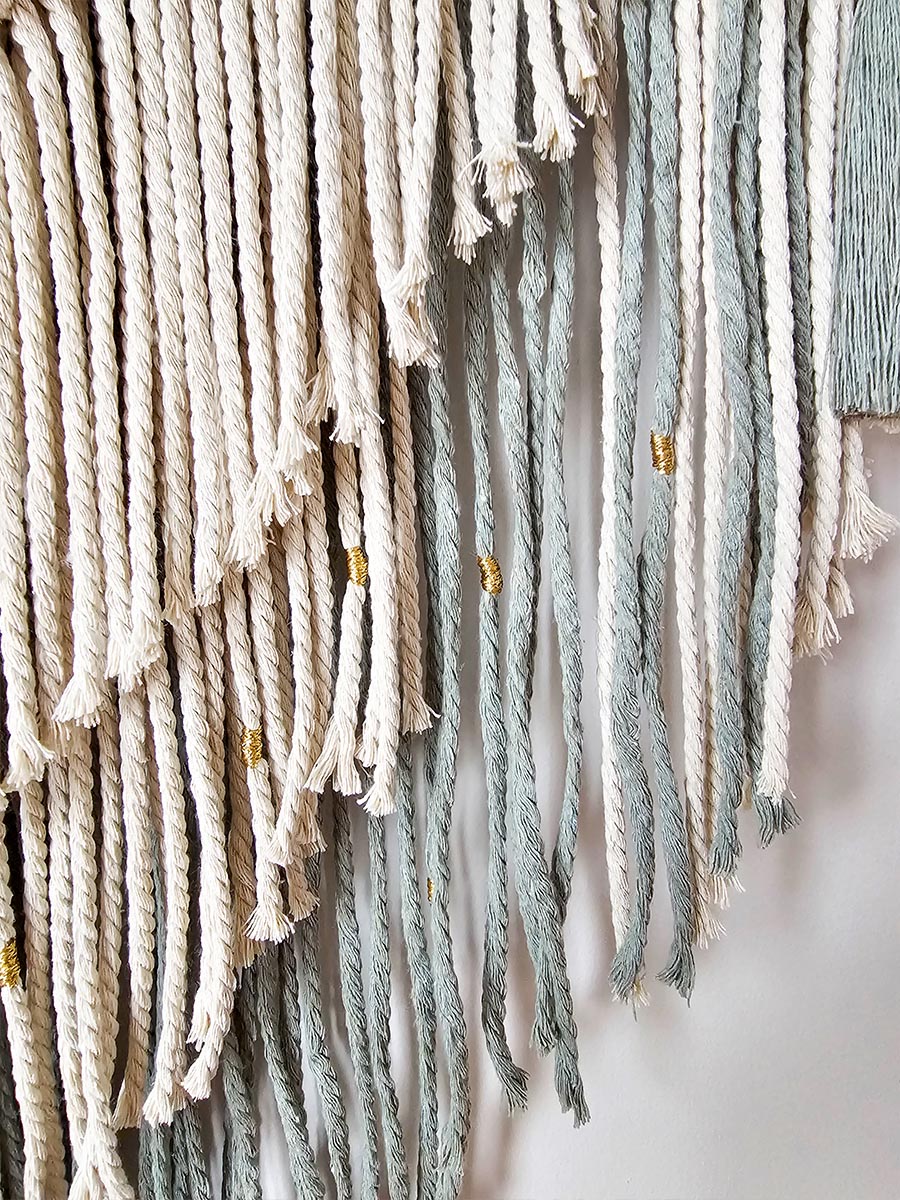 Macramé mural Amaïa
