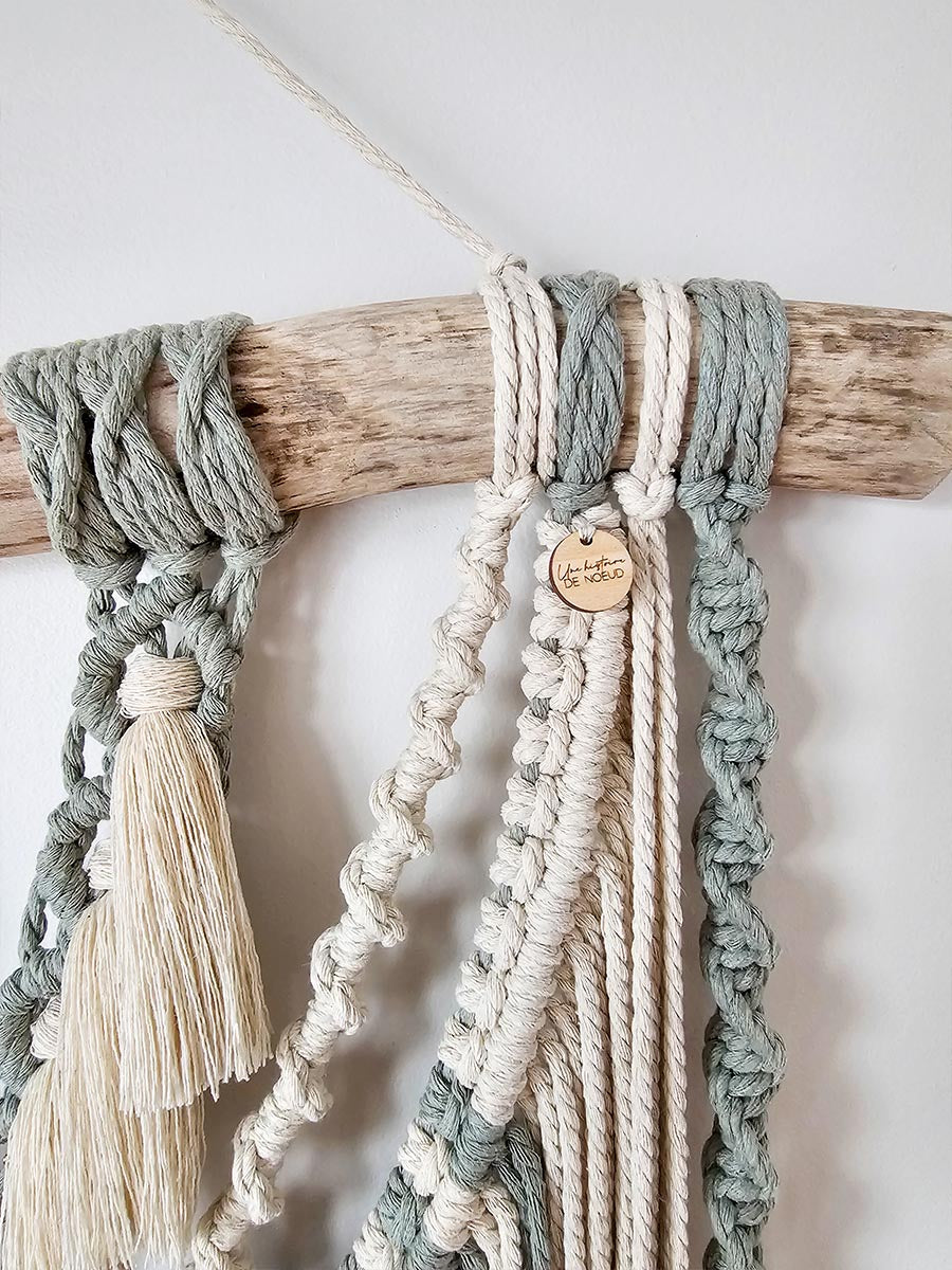 Macramé mural Amaïa