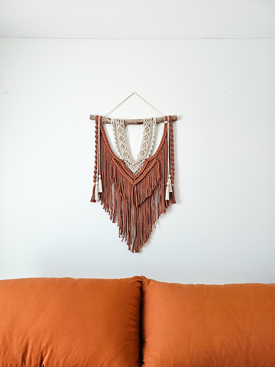 Macramé mural Iria