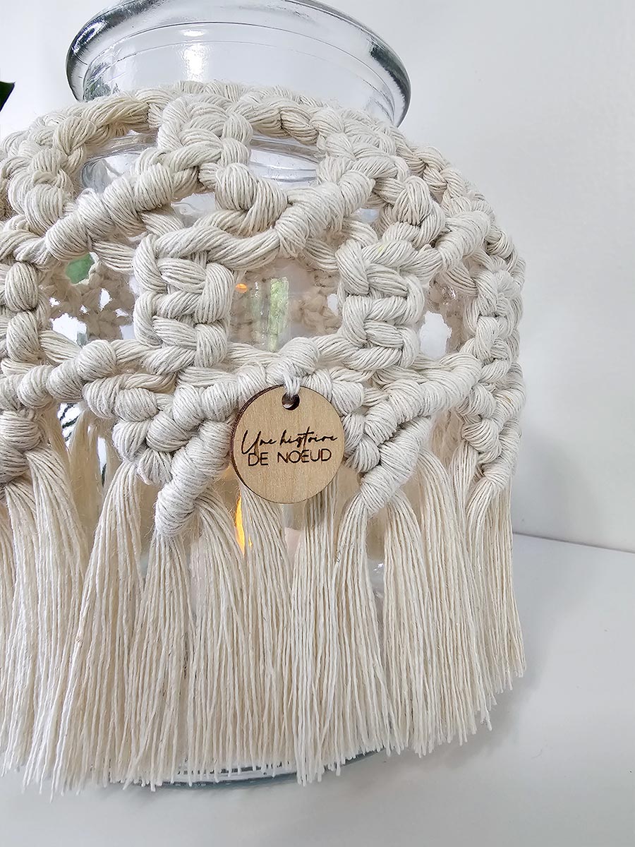 Vase en macramé Mya