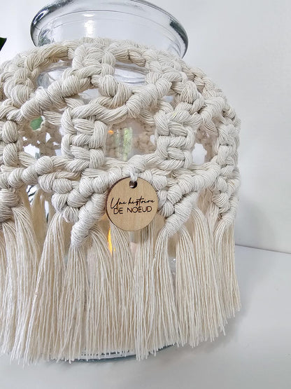 Vase en macramé Mya
