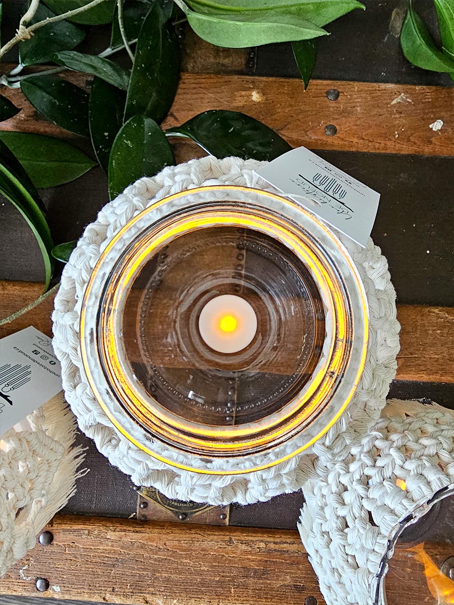 Vase en macramé Mya
