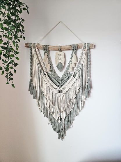 Macramé mural Amaïa