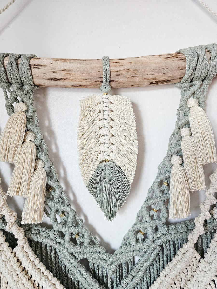Macramé mural Amaïa