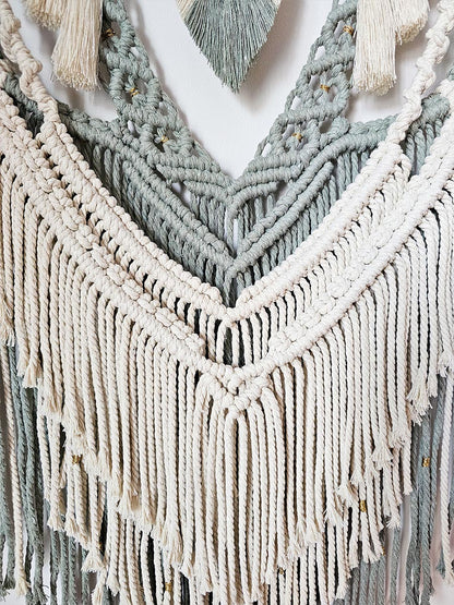 Macramé mural Amaïa