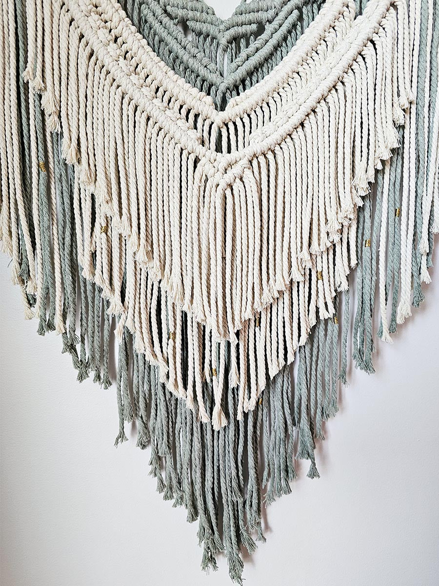 Macramé mural Amaïa
