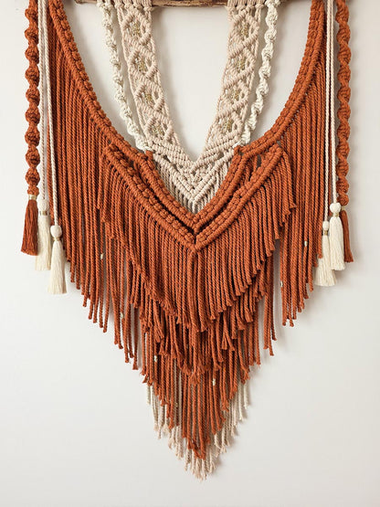 Macramé mural Iria