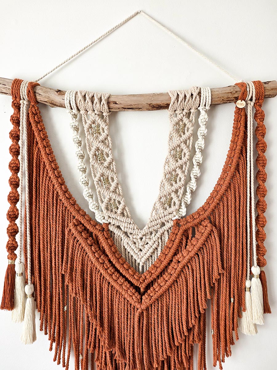 Macramé mural Iria