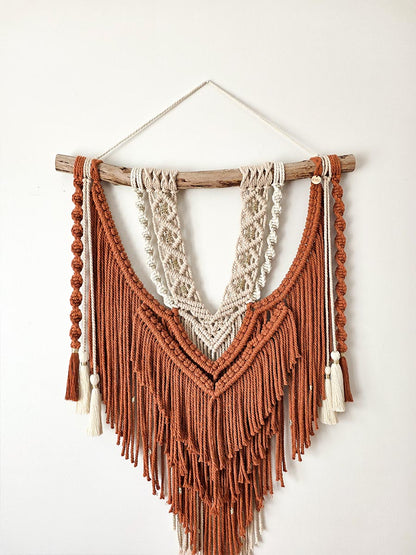 Macramé mural Iria