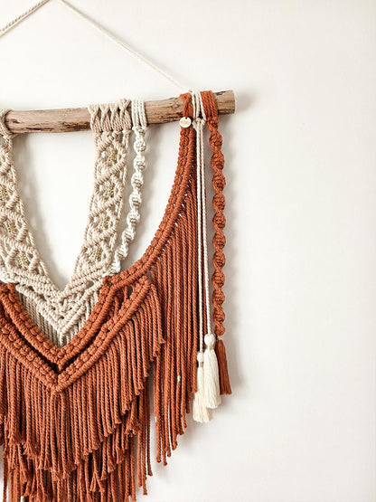 Macramé mural Iria