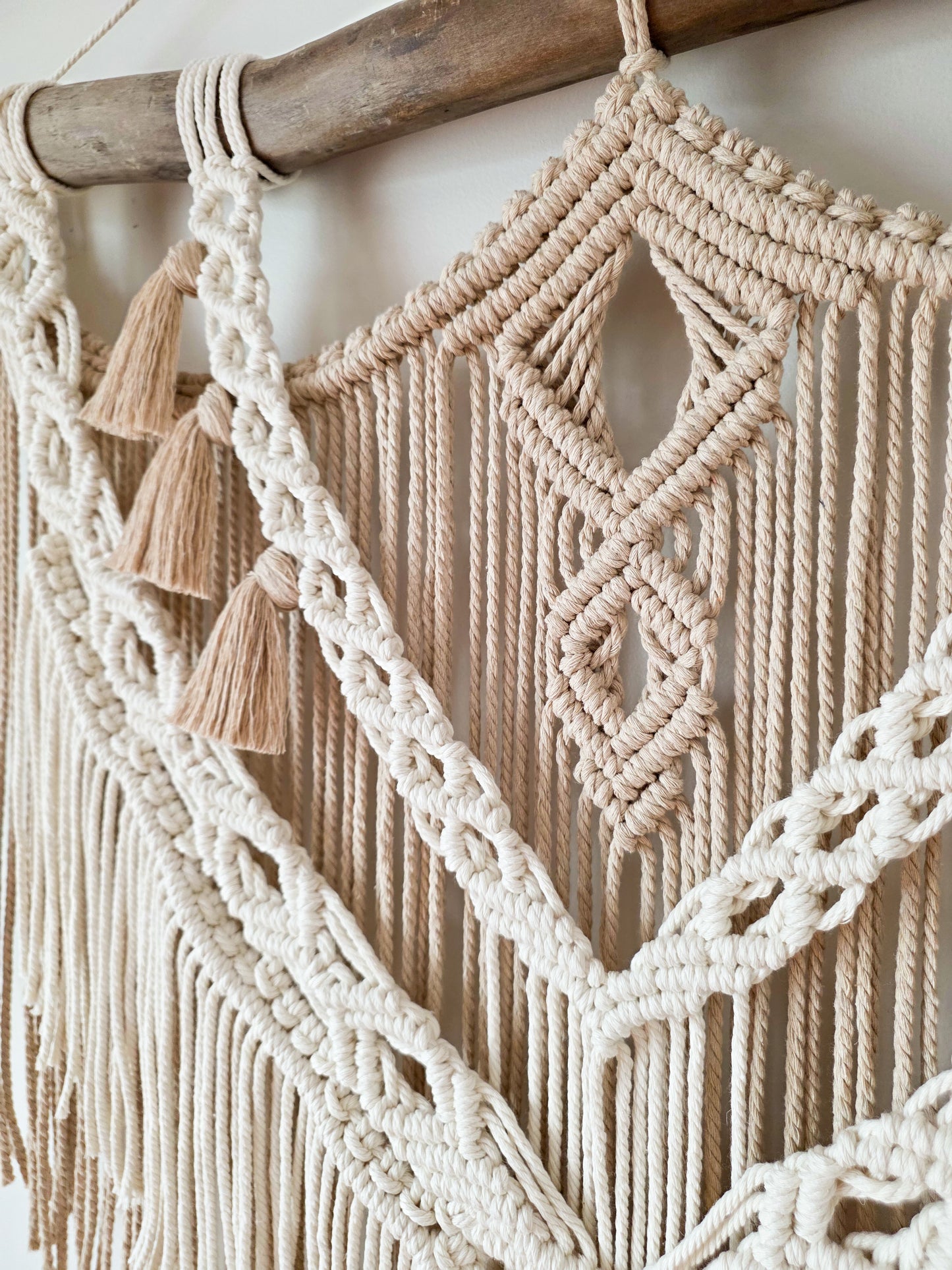 Macramé mural Éden
