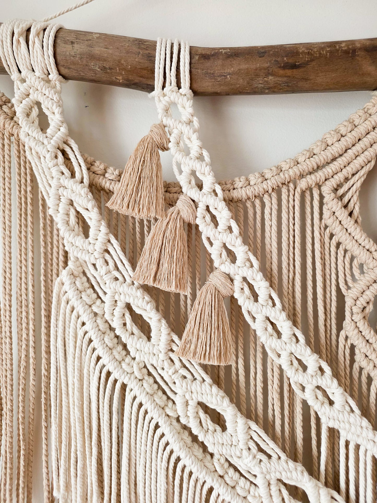 Macramé mural Éden