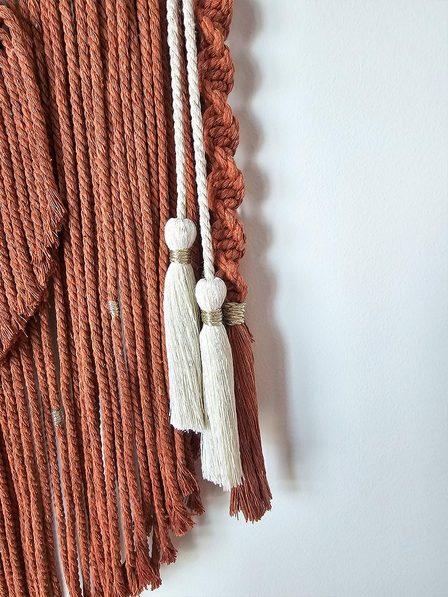 Macramé mural Iria