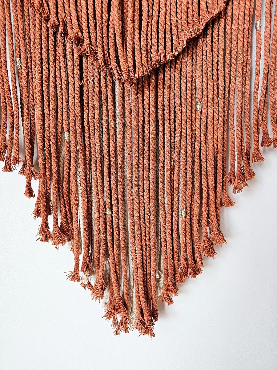Macramé mural Iria