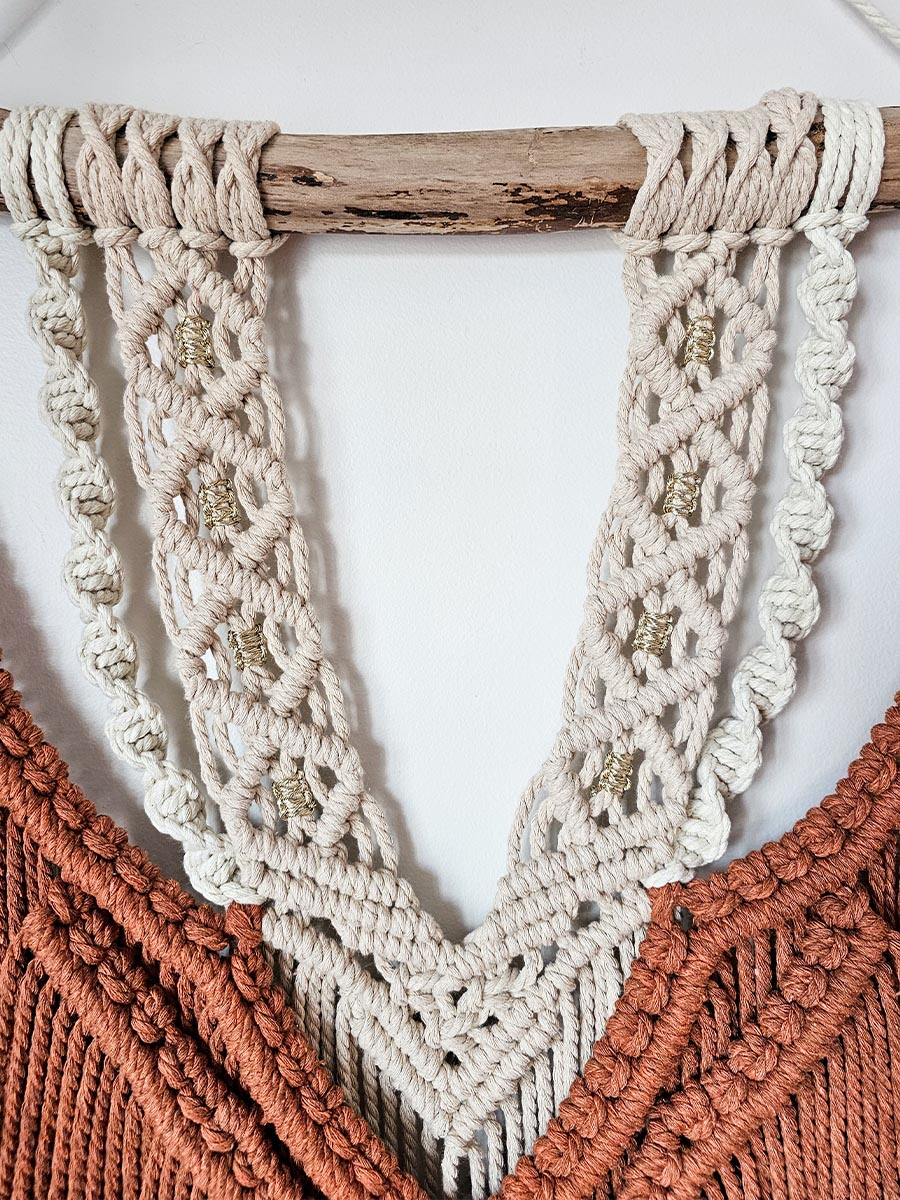 Macramé mural Iria