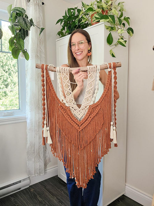 Macramé mural Iria