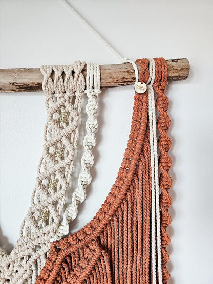 Macramé mural Iria