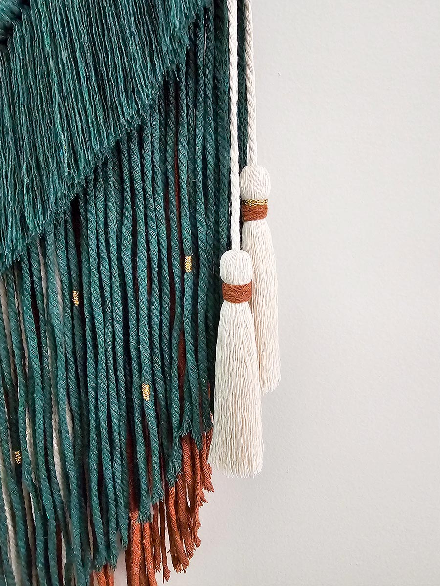 Macramé mural Oliana