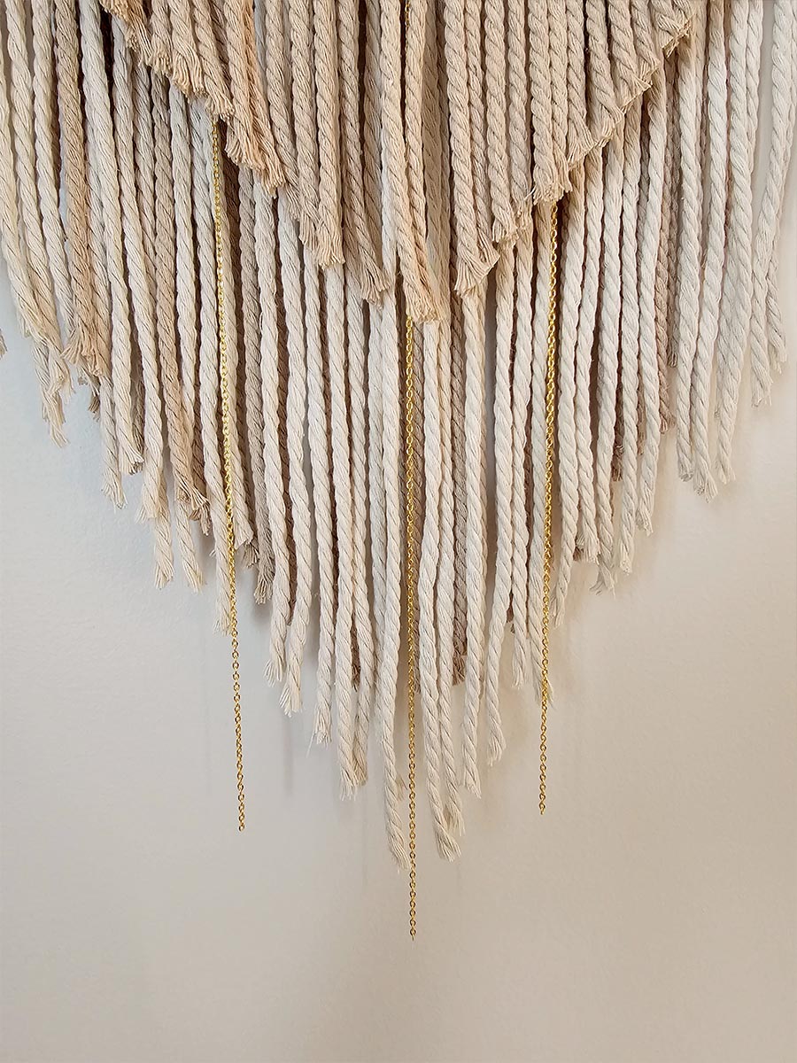 Macramé mural Thalie
