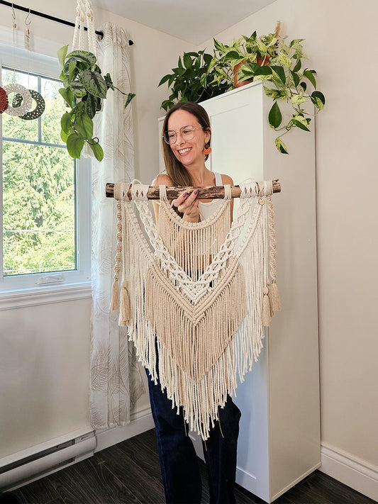 Macramé mural Thalie