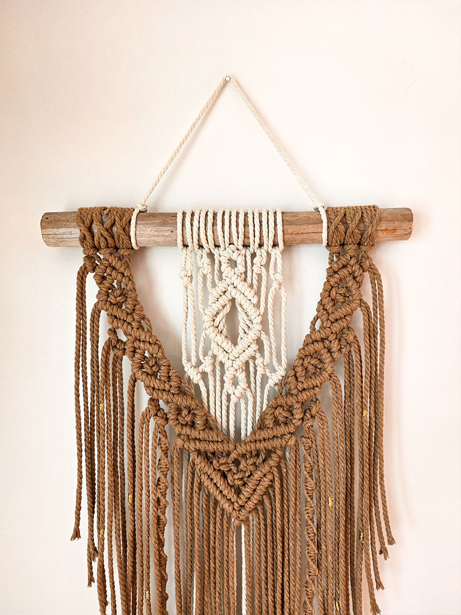 Macramé mural Alma