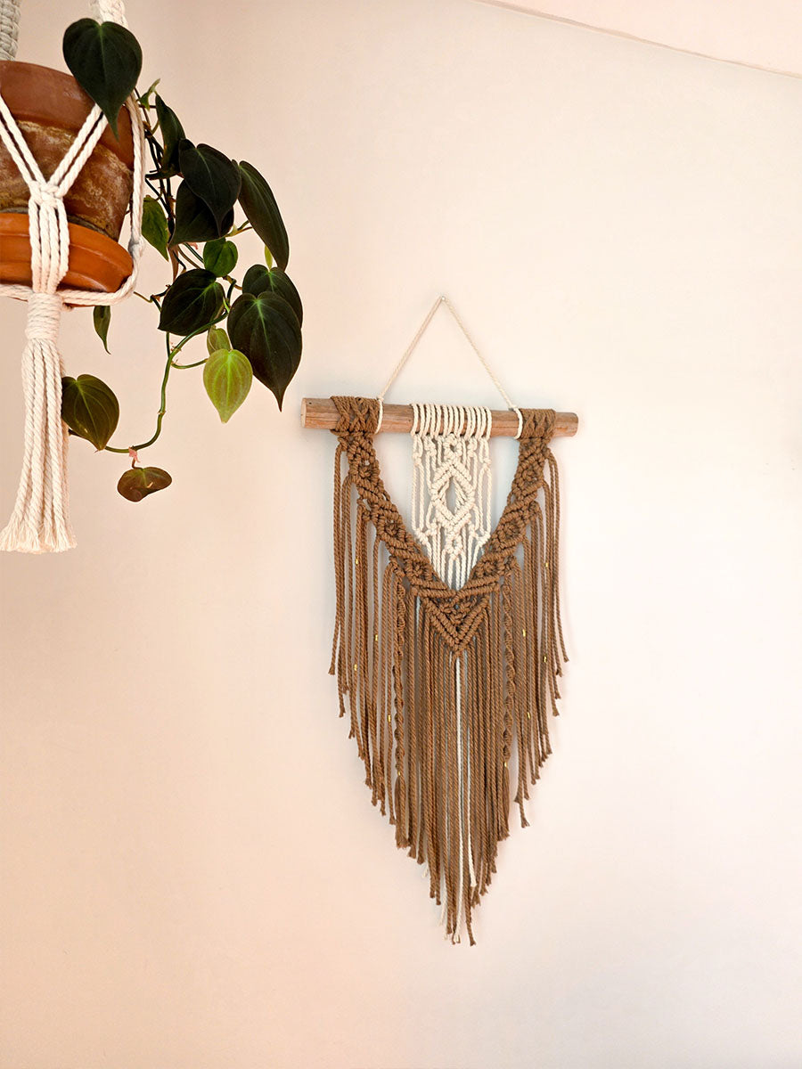 Macramé mural Alma