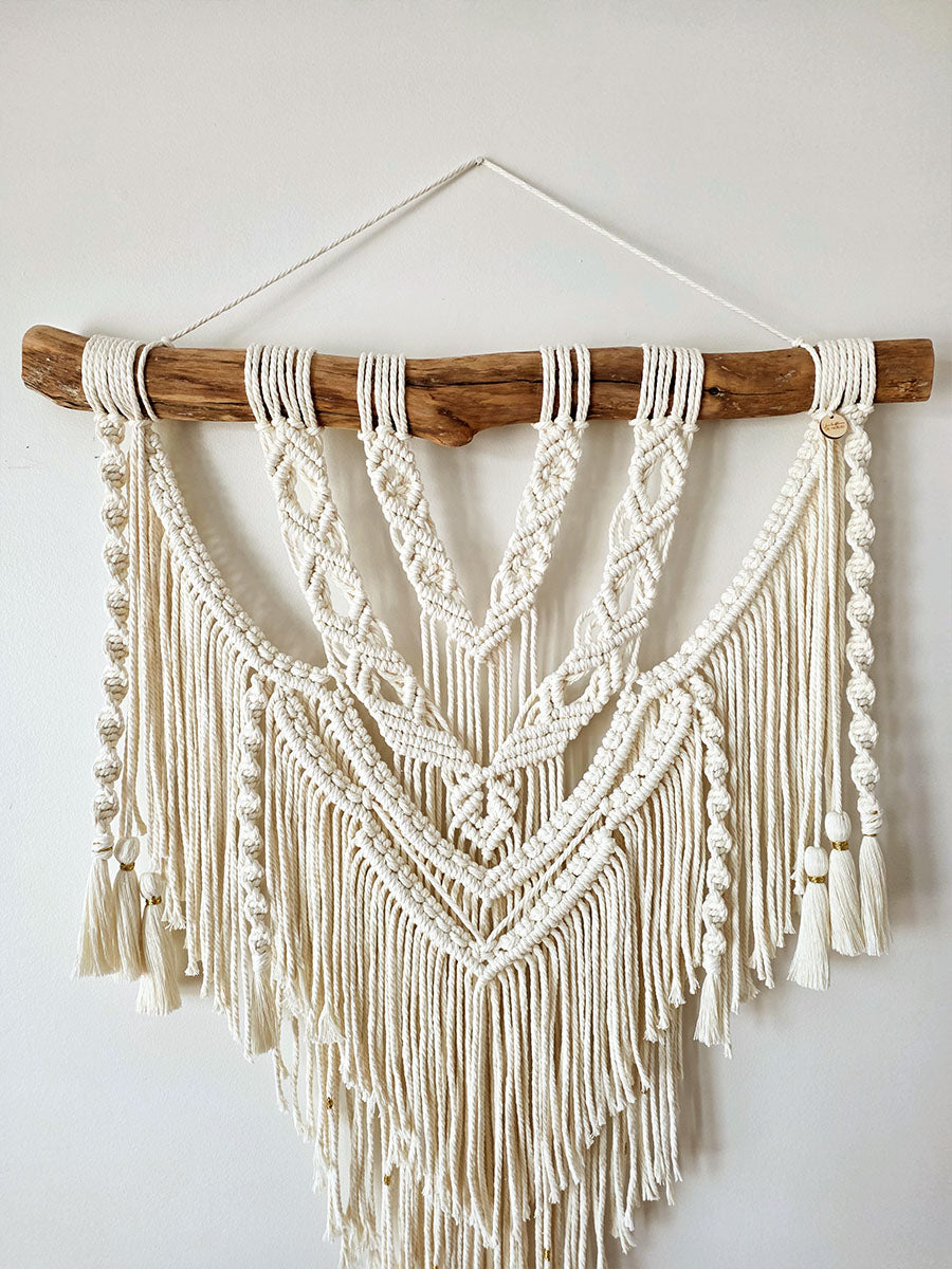 Macramé mural Solaya