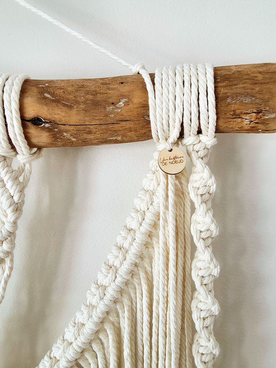 Macramé mural Solaya