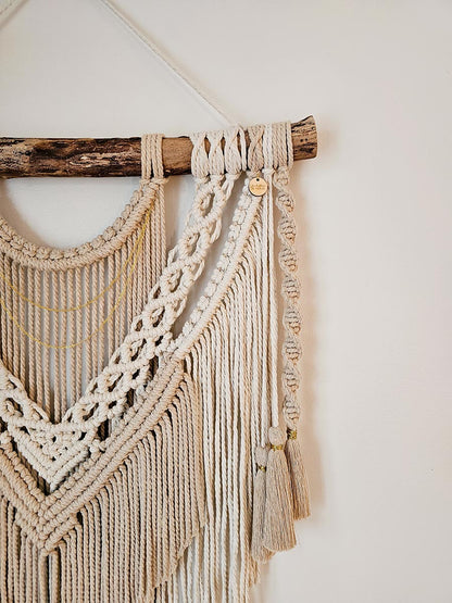 Macramé mural Thalie