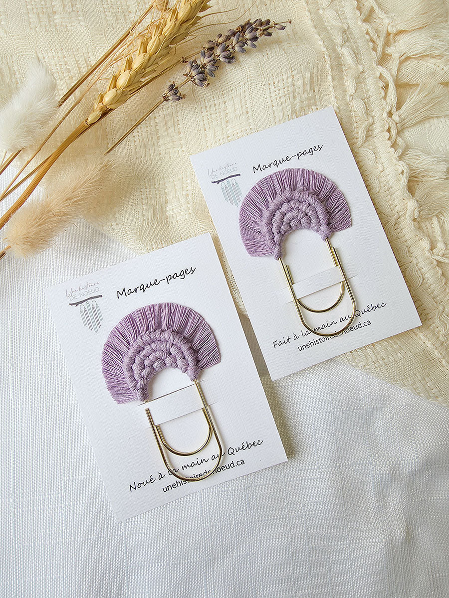 Macrame bookmarks