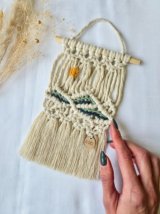 Mini macramé mural - Brise Marine