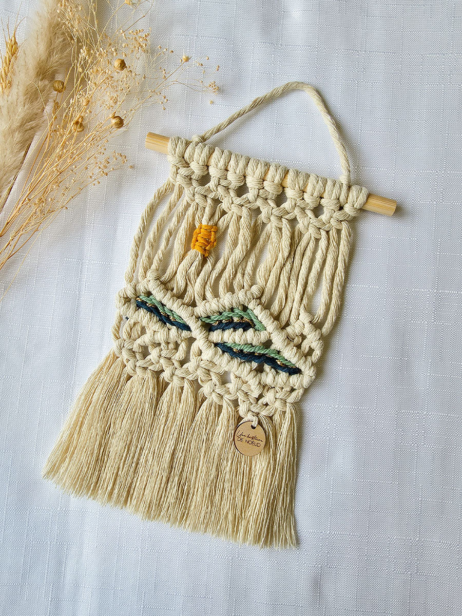 Mini macramé mural - Brise Marine