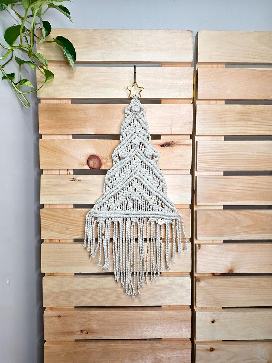 Neva Fir, Macrame Christmas Tree 