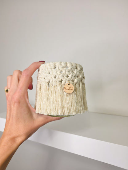 Mya Vase - Bohemian Macrame, natural color