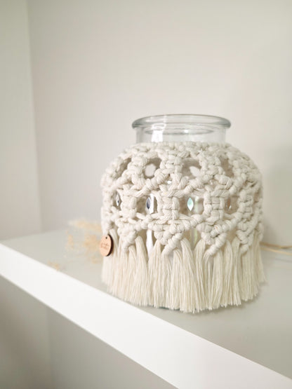 Mya Vase - Bohemian Macrame, natural color
