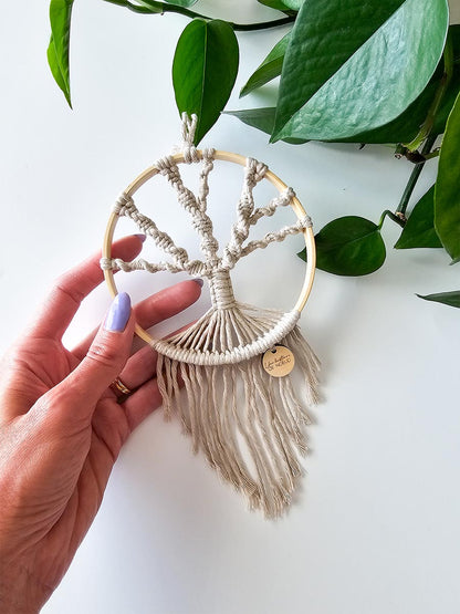 Arbre de vie, couleur beige pâle