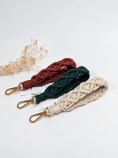 Porte-clés de poignet - modèle losange