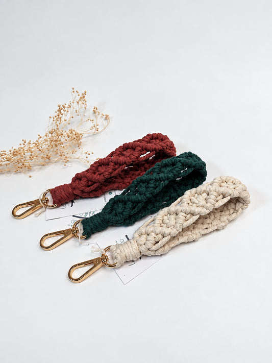 Porte-clés de poignet - modèle losange